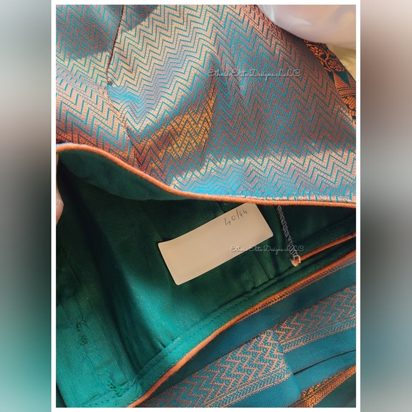 New Brocade Kanjivaram Semi Silk Saree For Woman Kanjivaram Saree Zari +… - Picture 4 of 7